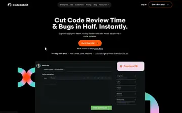 Code Rabbit screenshot, an AI coding editor in the IDE Matrix