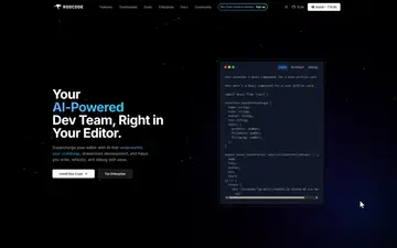 Roocode screenshot, an AI coding editor in the IDE Matrix
