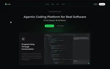 Qoder screenshot, an AI coding editor in the IDE Matrix