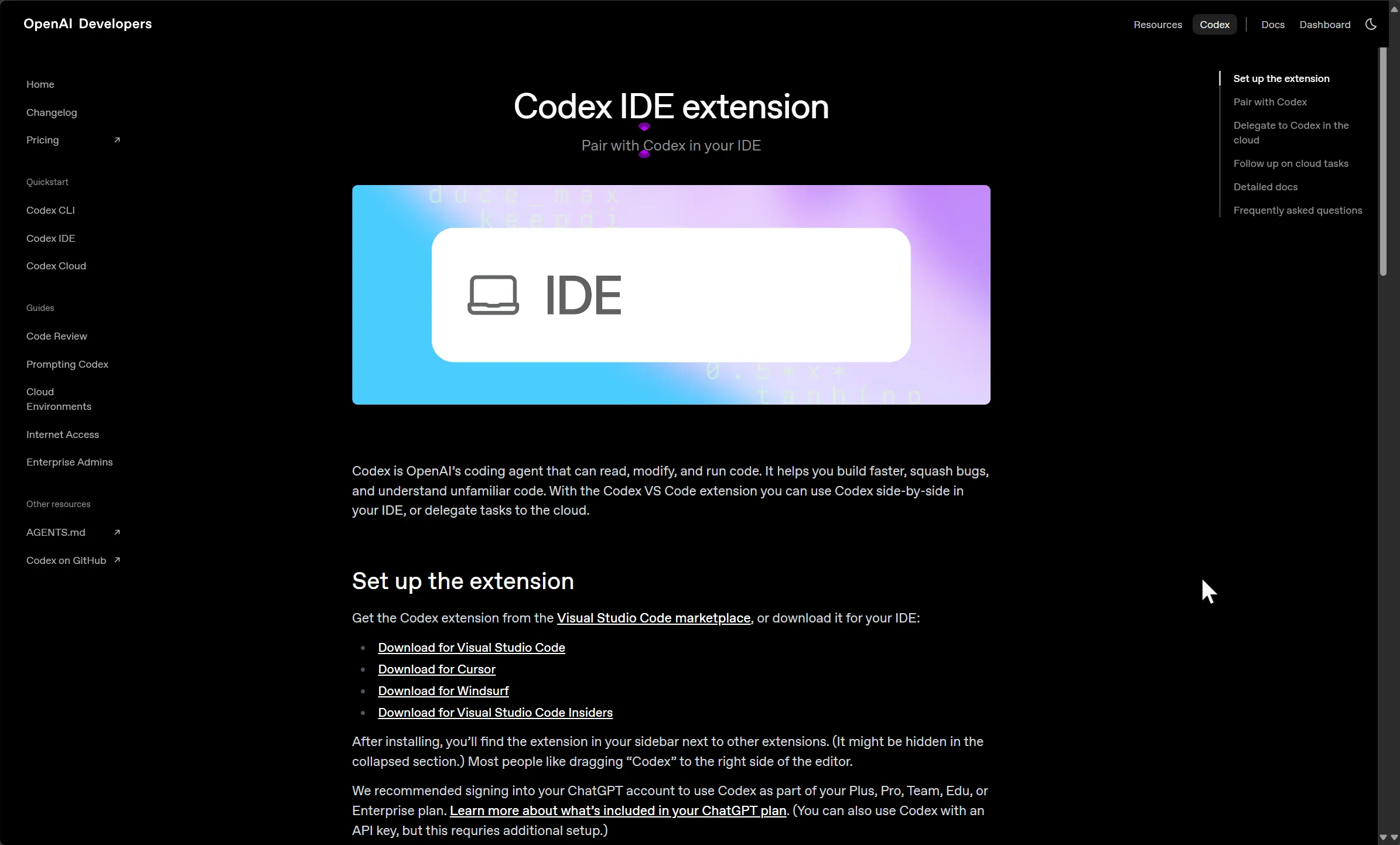 Codex IDE