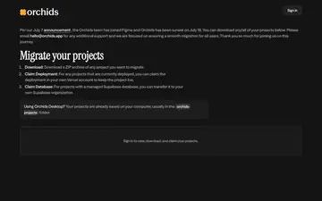Orchids.app screenshot, an AI coding editor in the IDE Matrix